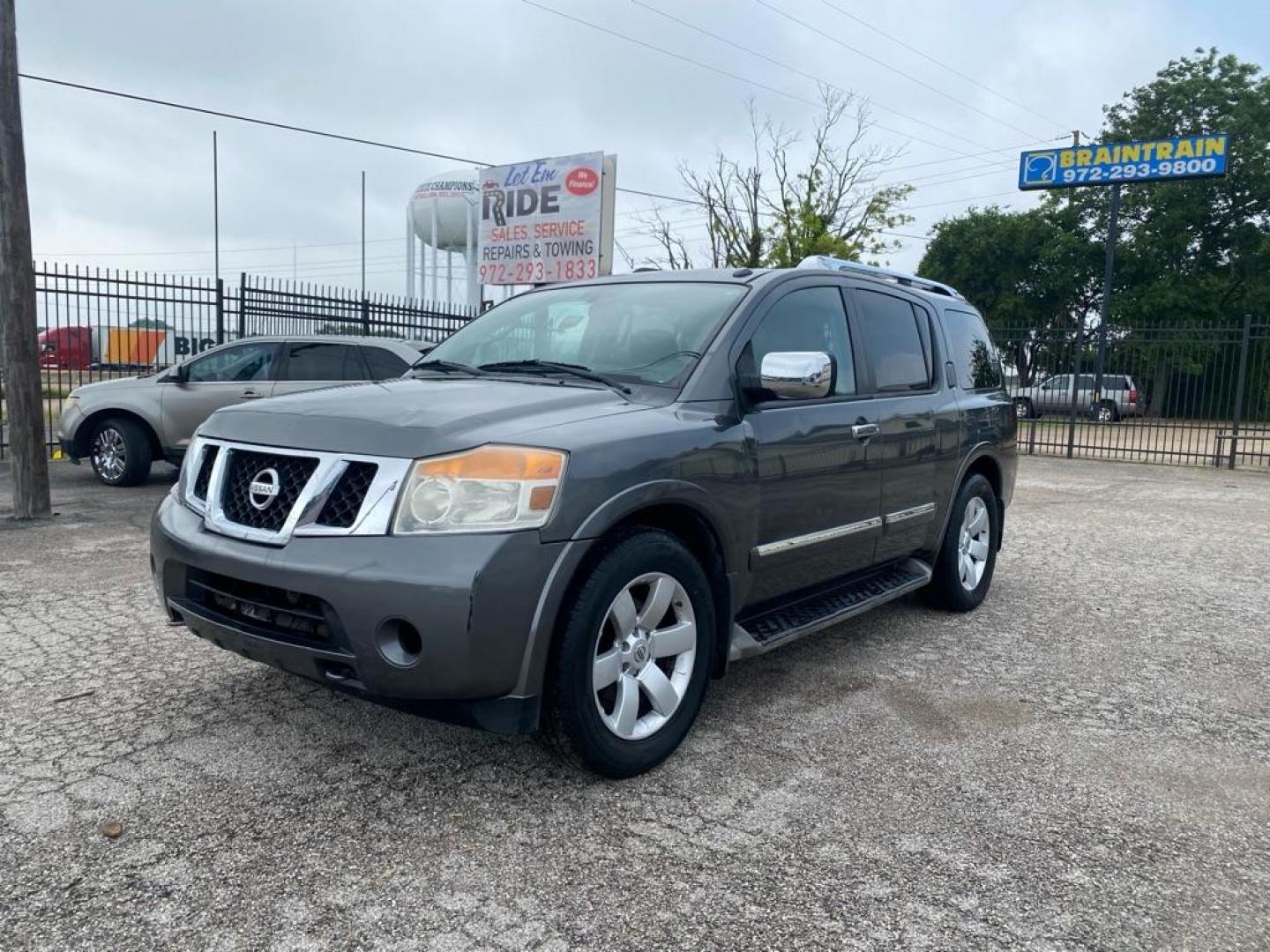 2012 GRAY NISSAN ARMADA SV (5N1BA0ND3CN) with an 5.6L engine, Automatic transmission, located at 1507 S Hwy 67, Cedar Hill, TX, 75104, (972) 293-1833, 32.556370, -96.973297 - Photo#0