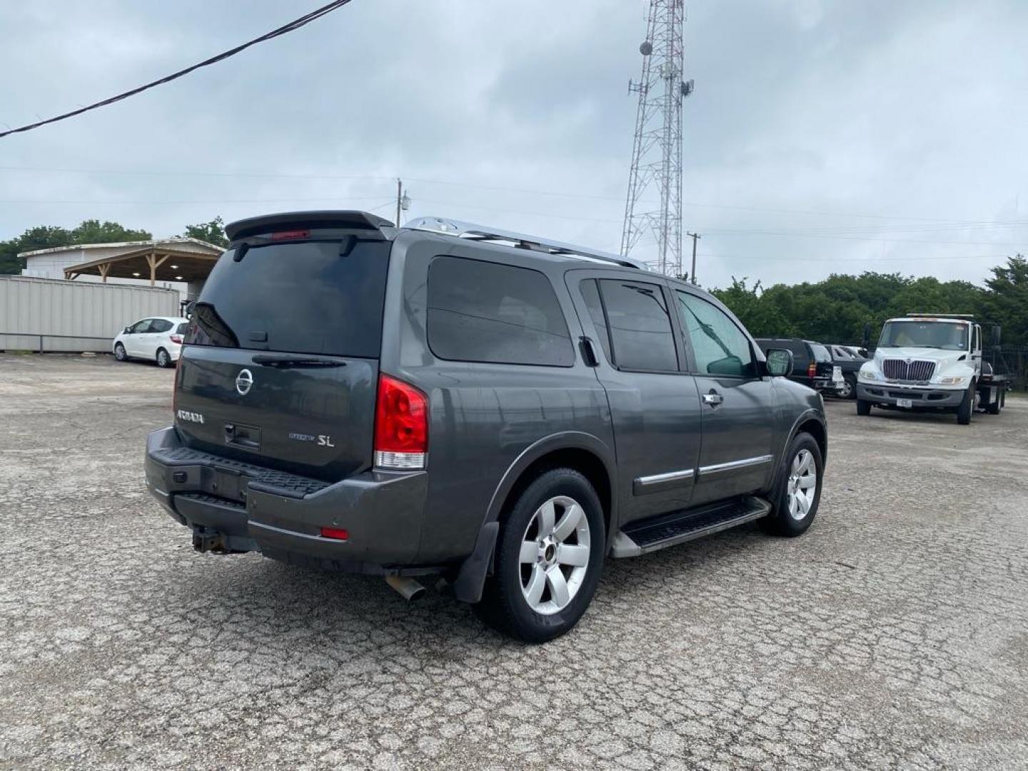 2012 GRAY NISSAN ARMADA SV (5N1BA0ND3CN) with an 5.6L engine, Automatic transmission, located at 1507 S Hwy 67, Cedar Hill, TX, 75104, (972) 293-1833, 32.556370, -96.973297 - Photo#2