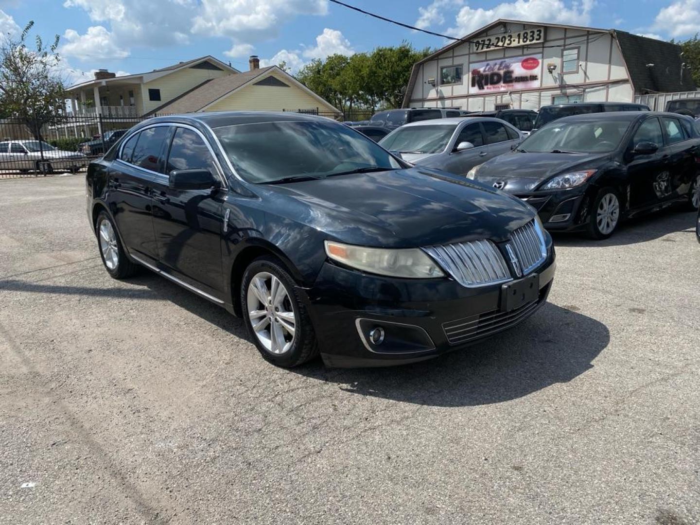 2009 BLACK LINCOLN MKS (1LNHM93R29G) with an 3.7L engine, Automatic transmission, located at 1507 S Hwy 67, Cedar Hill, TX, 75104, (972) 293-1833, 32.556370, -96.973297 - Photo#1