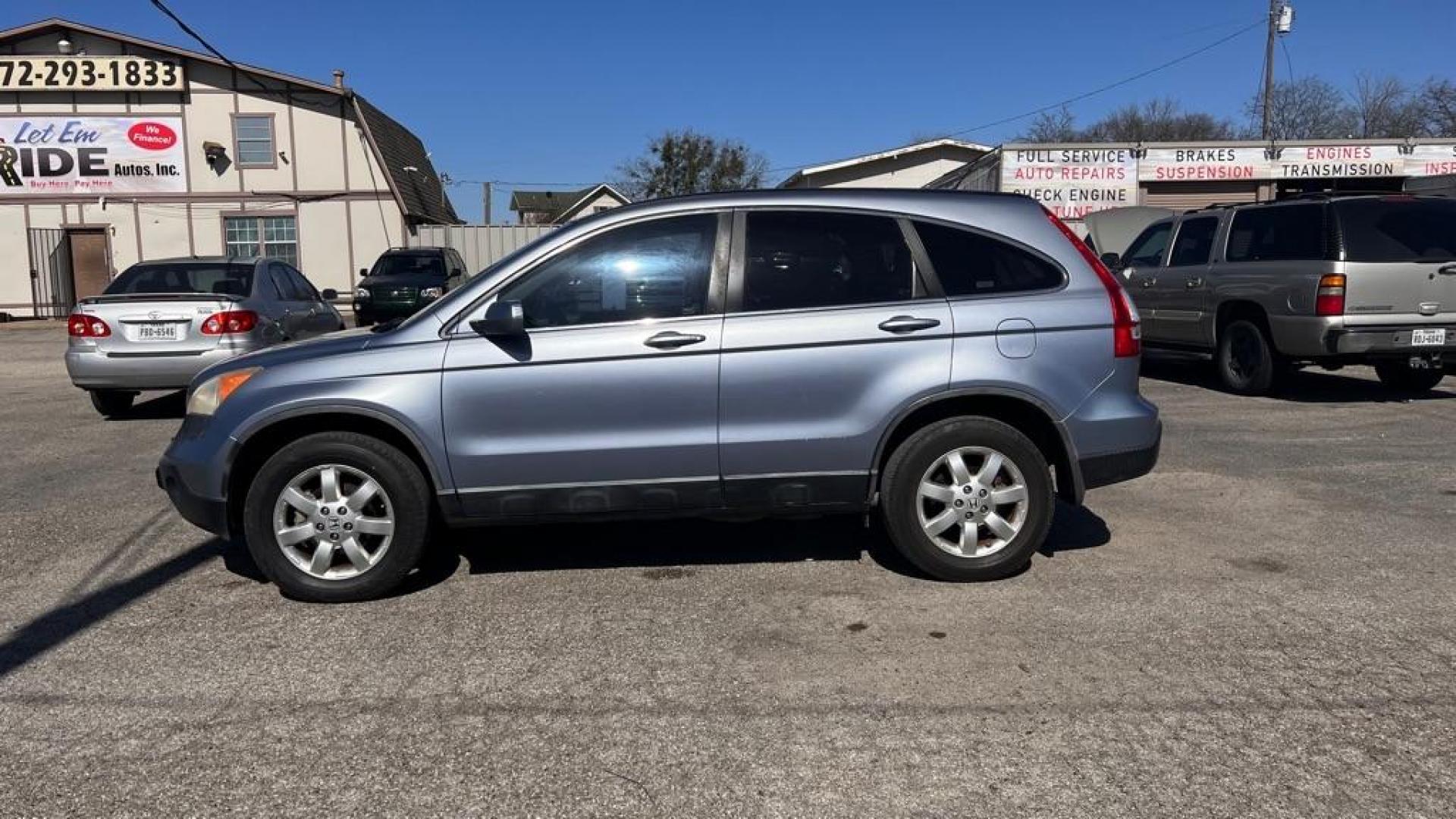 2007 BLUE HONDA CR-V EXL (JHLRE38747C) with an 2.4L engine, Automatic transmission, located at 1507 S Hwy 67, Cedar Hill, TX, 75104, (972) 293-1833, 32.556370, -96.973297 - Photo#4