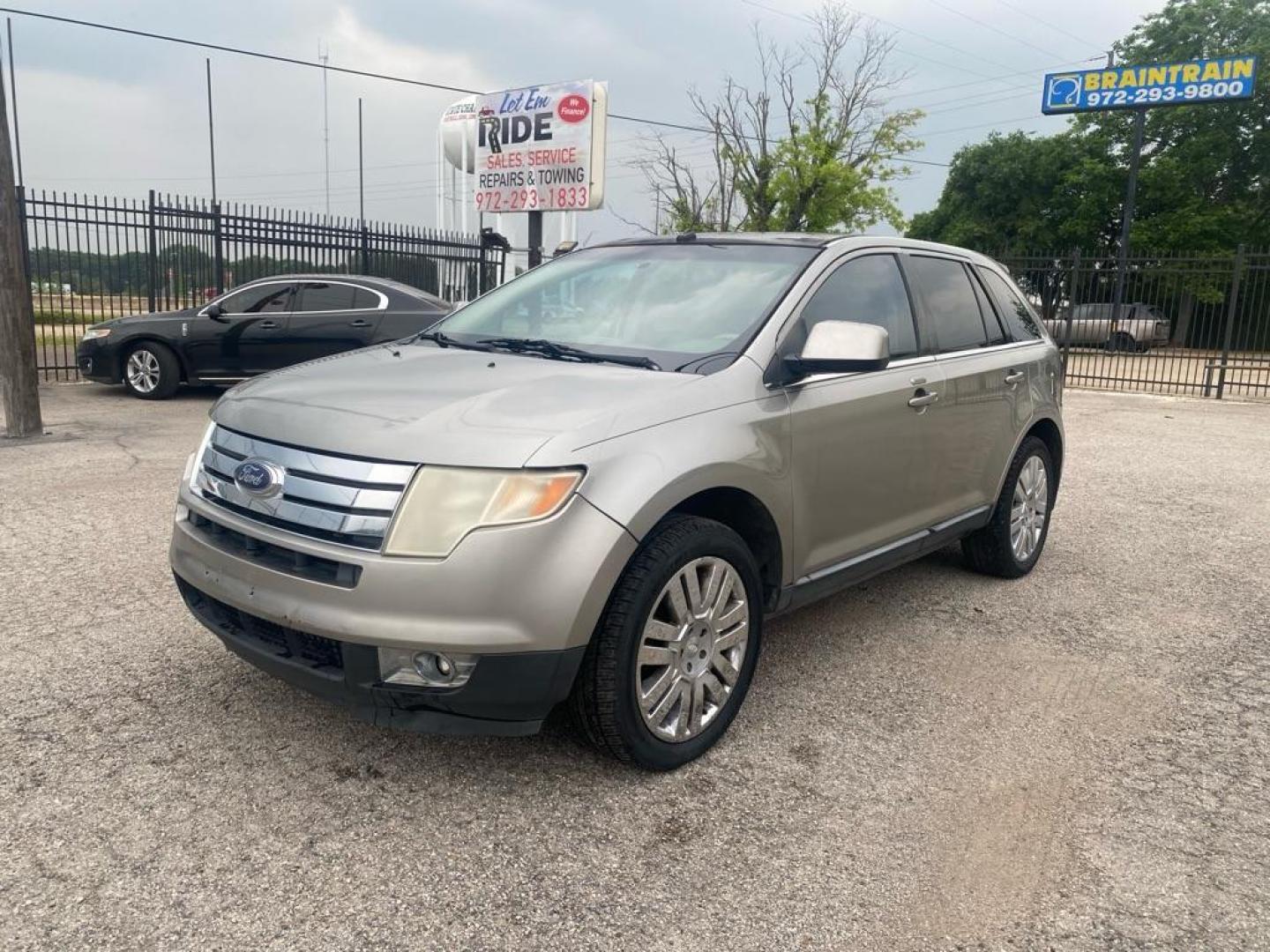 2008 BEIGE FORD EDGE LIMITED (2FMDK39C18B) with an 3.5L engine, Automatic transmission, located at 1507 S Hwy 67, Cedar Hill, TX, 75104, (972) 293-1833, 32.556370, -96.973297 - Photo#0