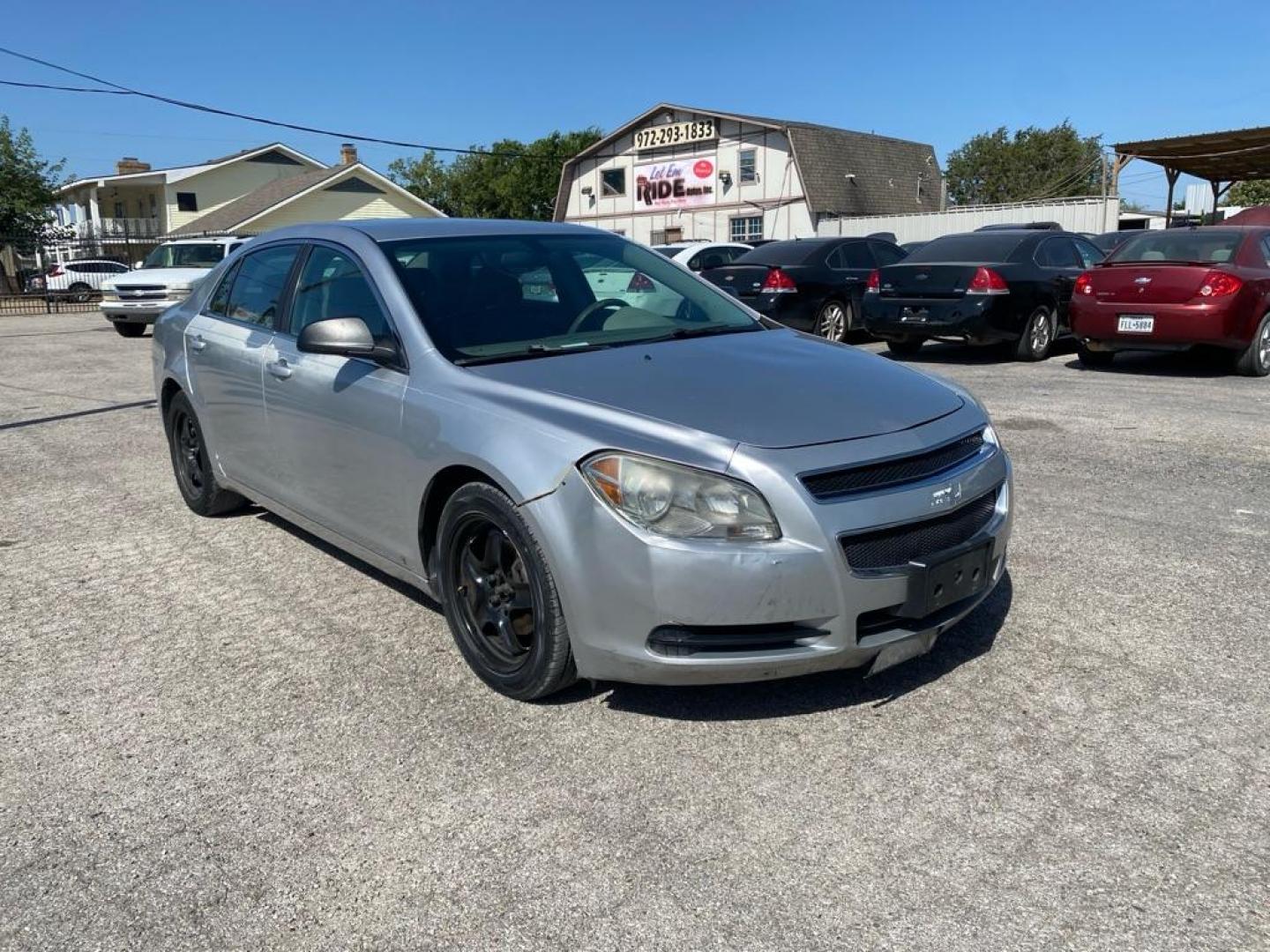 2010 SILVER CHEVROLET MALIBU LS (1G1ZA5E05A4) with an 2.4L engine, Automatic transmission, located at 1507 S Hwy 67, Cedar Hill, TX, 75104, (972) 293-1833, 32.556370, -96.973297 - Photo#0