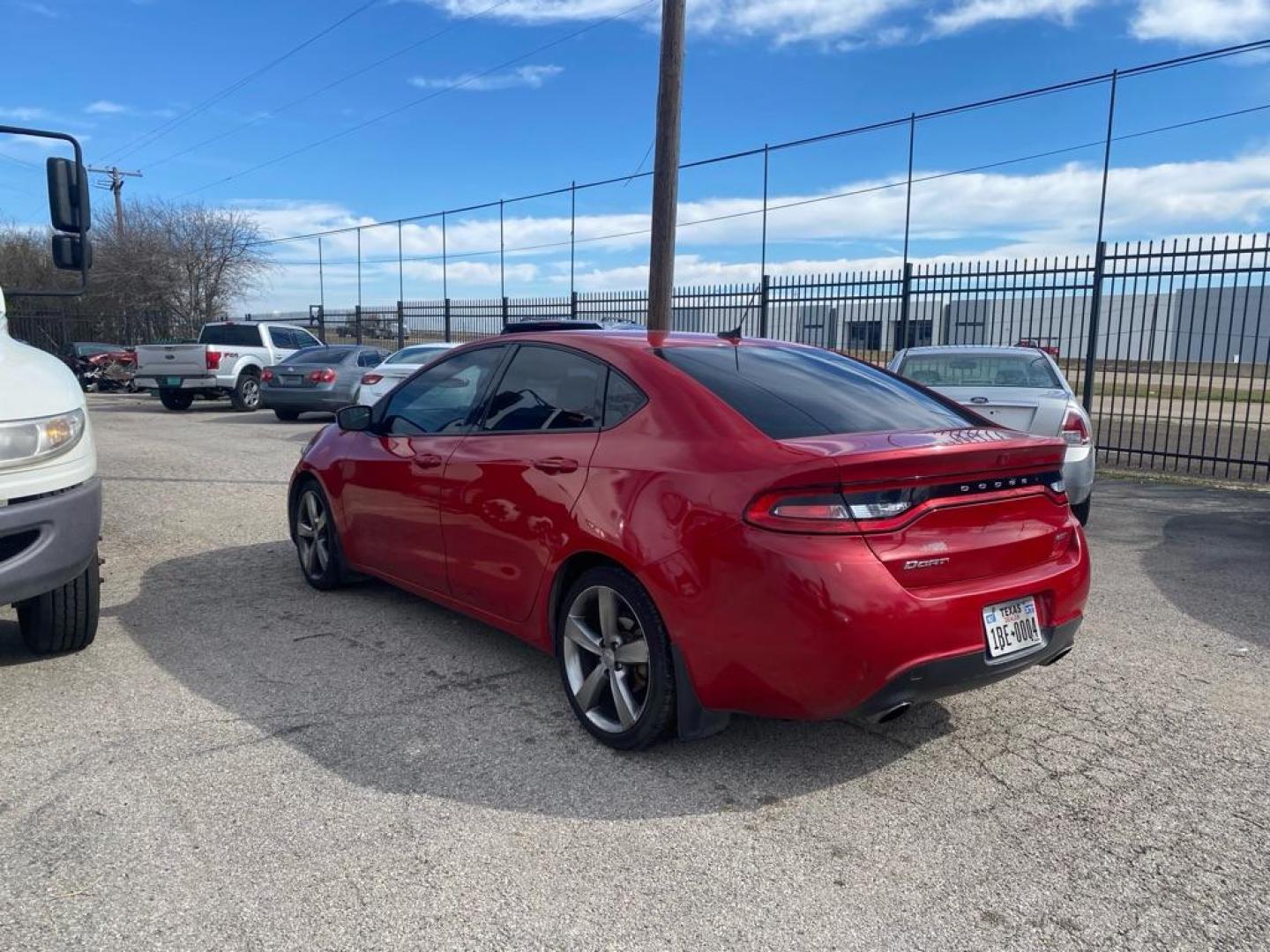 2014 RED DODGE DART GT (1C3CDFEB8ED) with an 2.4L engine, Automatic transmission, located at 1507 S Hwy 67, Cedar Hill, TX, 75104, (972) 293-1833, 32.556370, -96.973297 - Photo#3