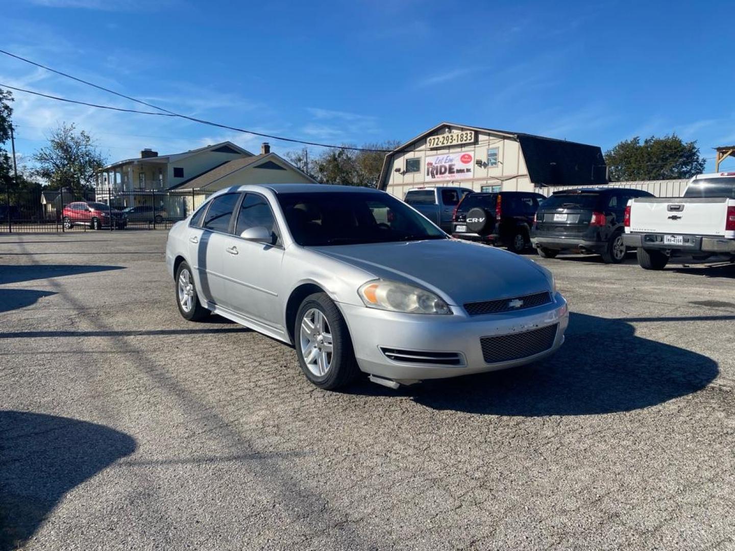 2013 SILVER CHEVROLET IMPALA LT (2G1WG5E30D1) with an 3.6L engine, Automatic transmission, located at 1507 S Hwy 67, Cedar Hill, TX, 75104, (972) 293-1833, 32.556370, -96.973297 - Photo#1