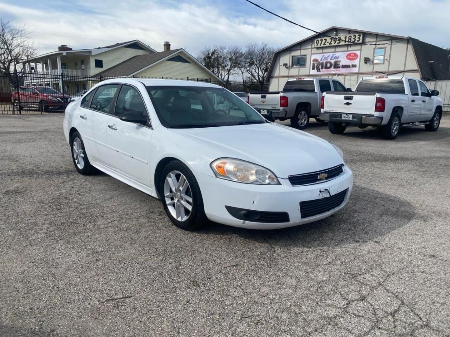 2010 WHITE CHEVROLET IMPALA LTZ (2G1WC5EM5A1) with an 3.9L engine, Automatic transmission, located at 1507 S Hwy 67, Cedar Hill, TX, 75104, (972) 293-1833, 32.556370, -96.973297 - Photo#1