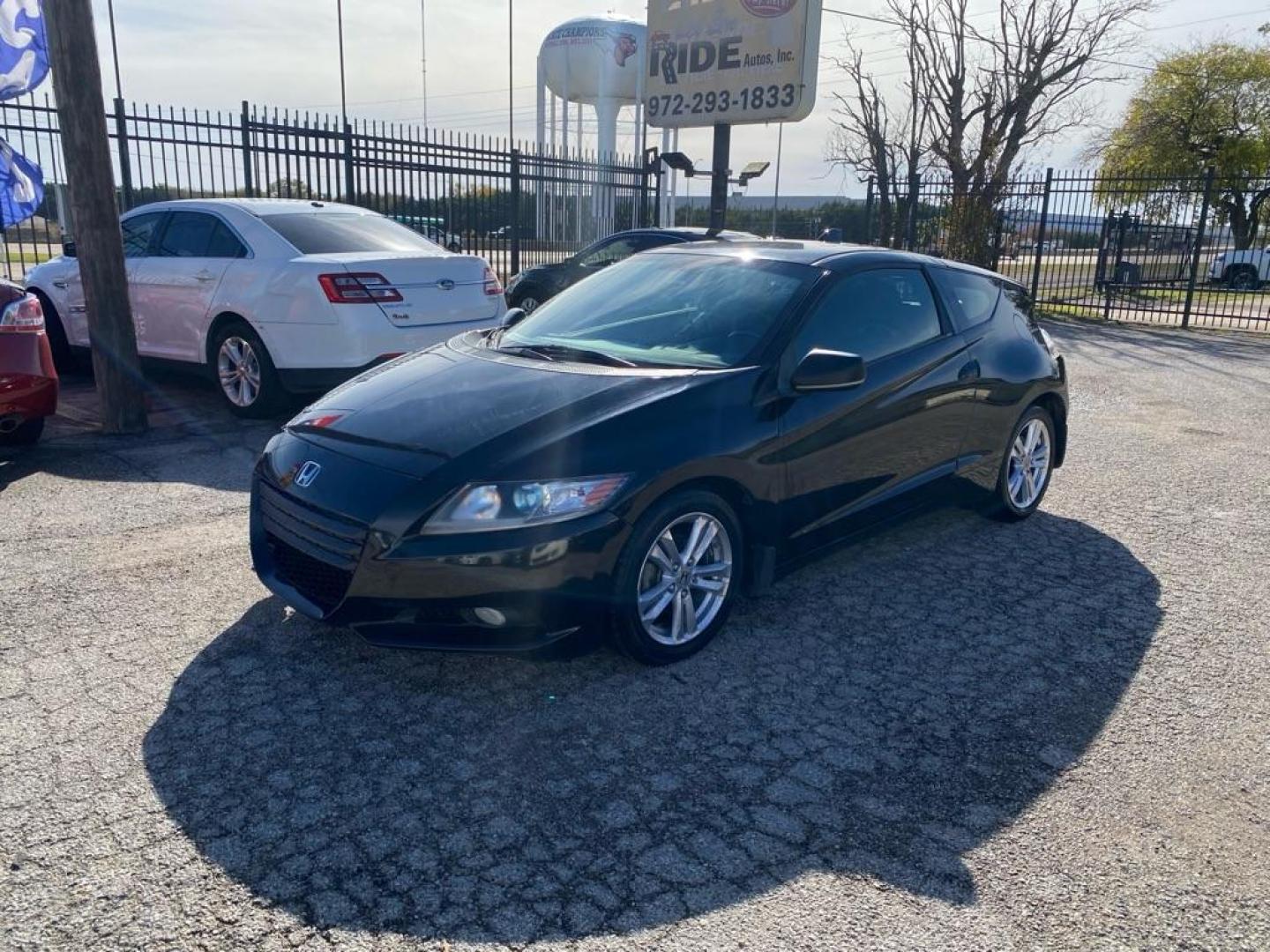 2012 BLACK HONDA CR-Z EX (JHMZF1D60CS) with an 1.5L engine, Continuously Variable transmission, located at 1507 S Hwy 67, Cedar Hill, TX, 75104, (972) 293-1833, 32.556370, -96.973297 - Photo#0