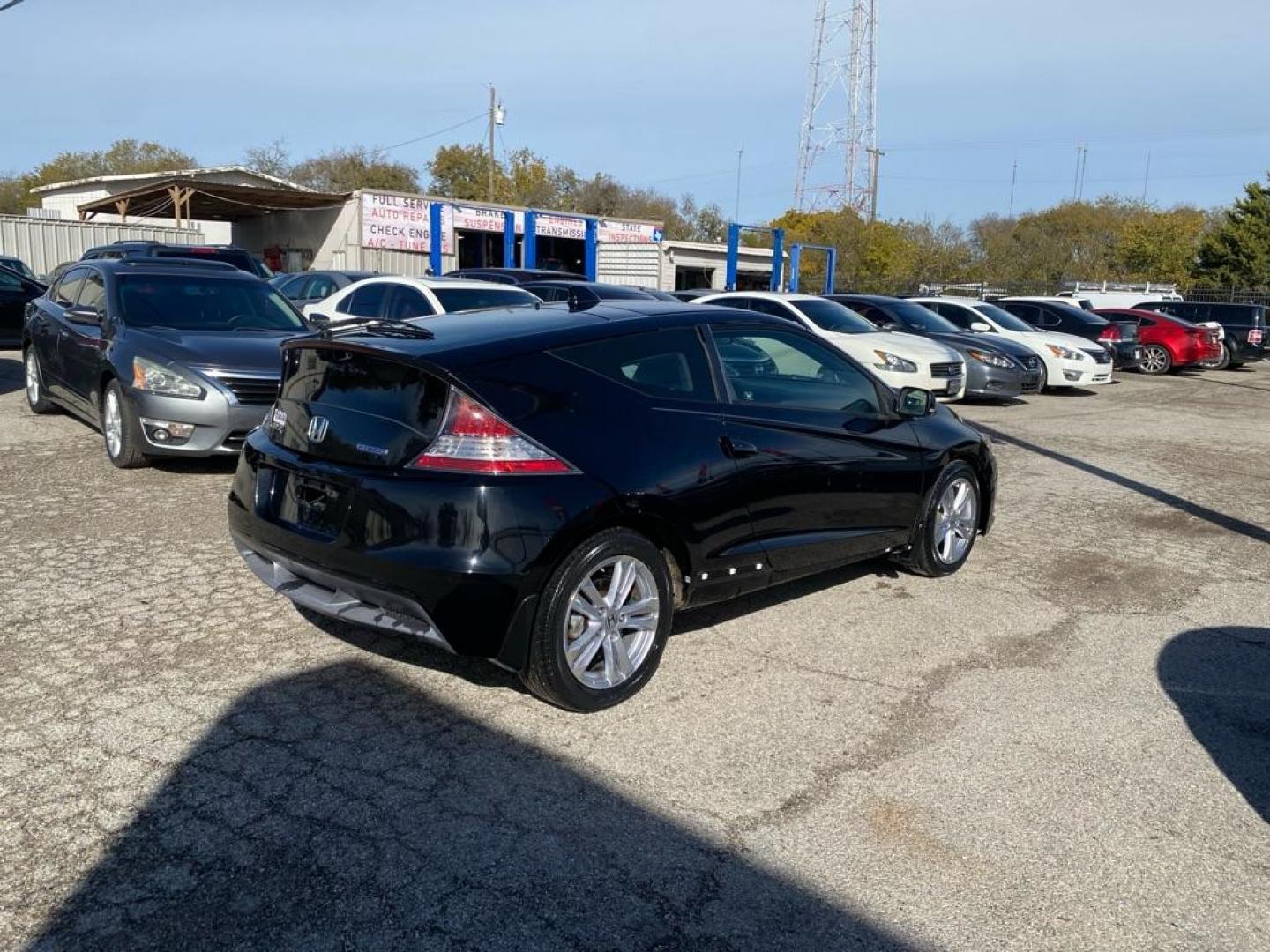 2012 BLACK HONDA CR-Z EX (JHMZF1D60CS) with an 1.5L engine, Continuously Variable transmission, located at 1507 S Hwy 67, Cedar Hill, TX, 75104, (972) 293-1833, 32.556370, -96.973297 - Photo#2