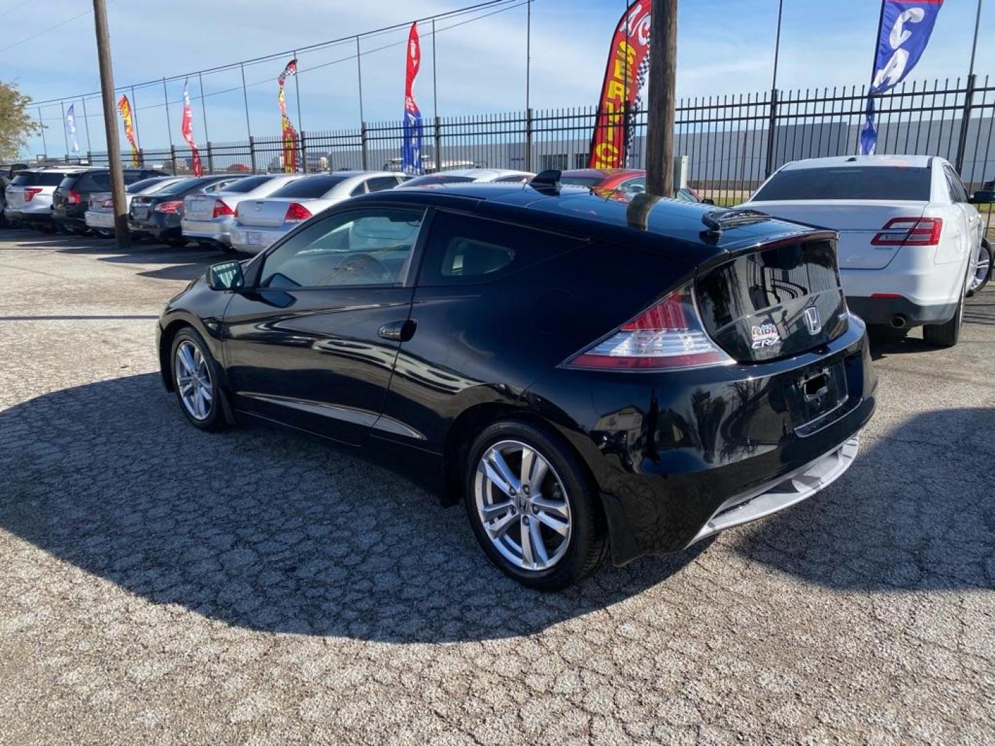 2012 BLACK HONDA CR-Z EX (JHMZF1D60CS) with an 1.5L engine, Continuously Variable transmission, located at 1507 S Hwy 67, Cedar Hill, TX, 75104, (972) 293-1833, 32.556370, -96.973297 - Photo#3