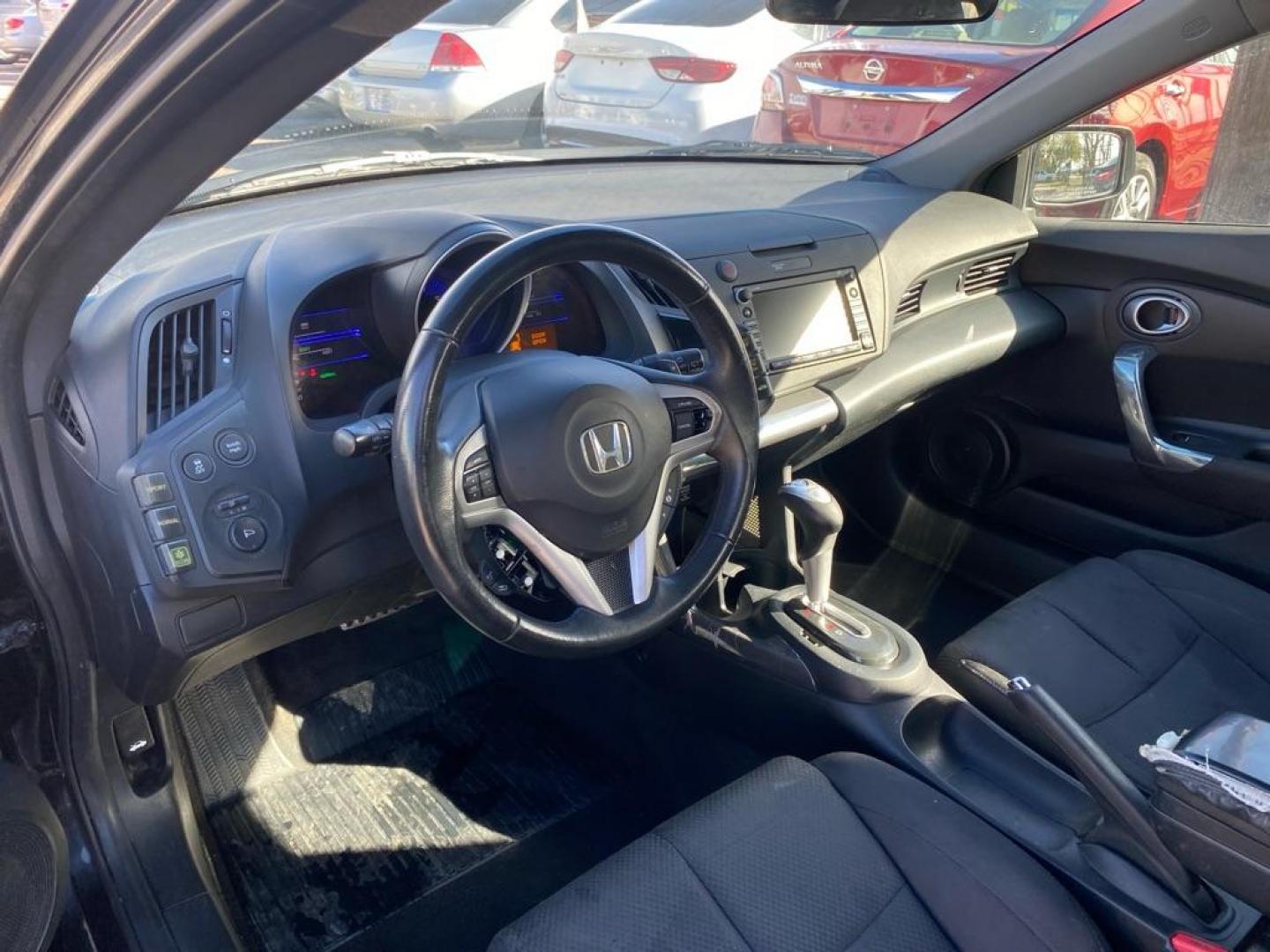 2012 BLACK HONDA CR-Z EX (JHMZF1D60CS) with an 1.5L engine, Continuously Variable transmission, located at 1507 S Hwy 67, Cedar Hill, TX, 75104, (972) 293-1833, 32.556370, -96.973297 - Photo#4